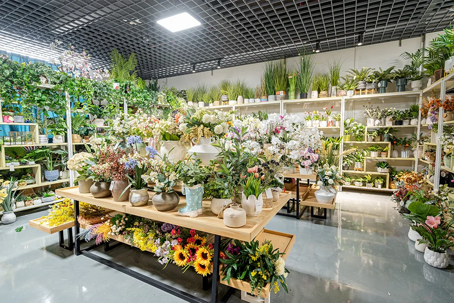 Quarterly new design pipeline for artificial plants with 100 plus new styles every quarter