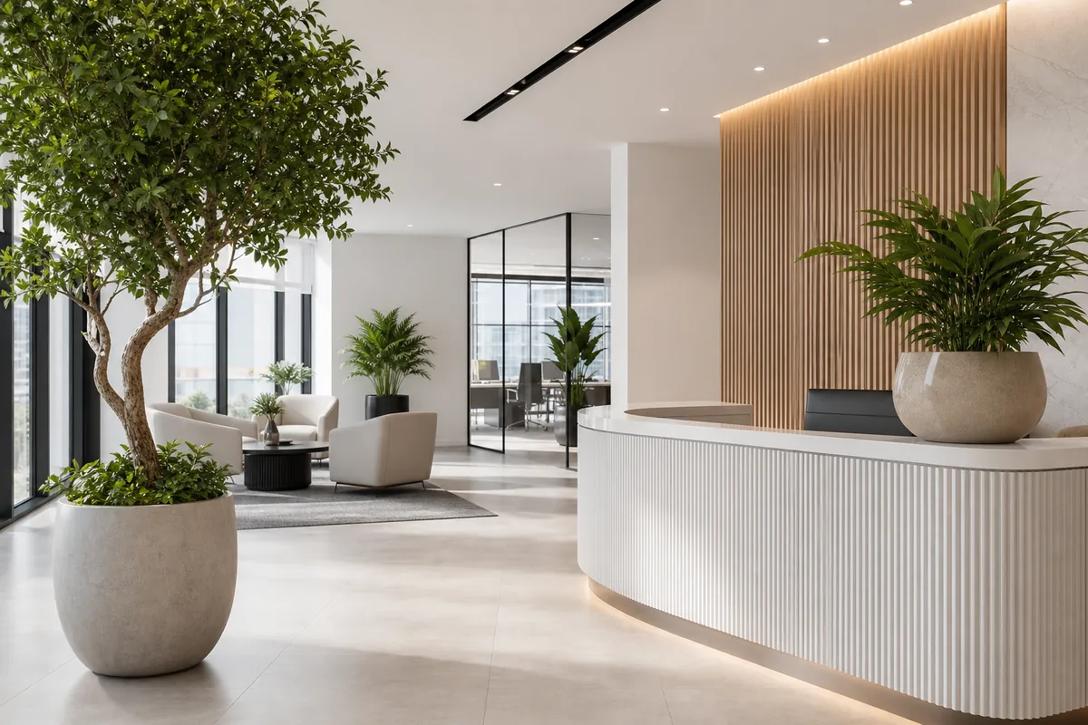 Artificial plants for corporate offices