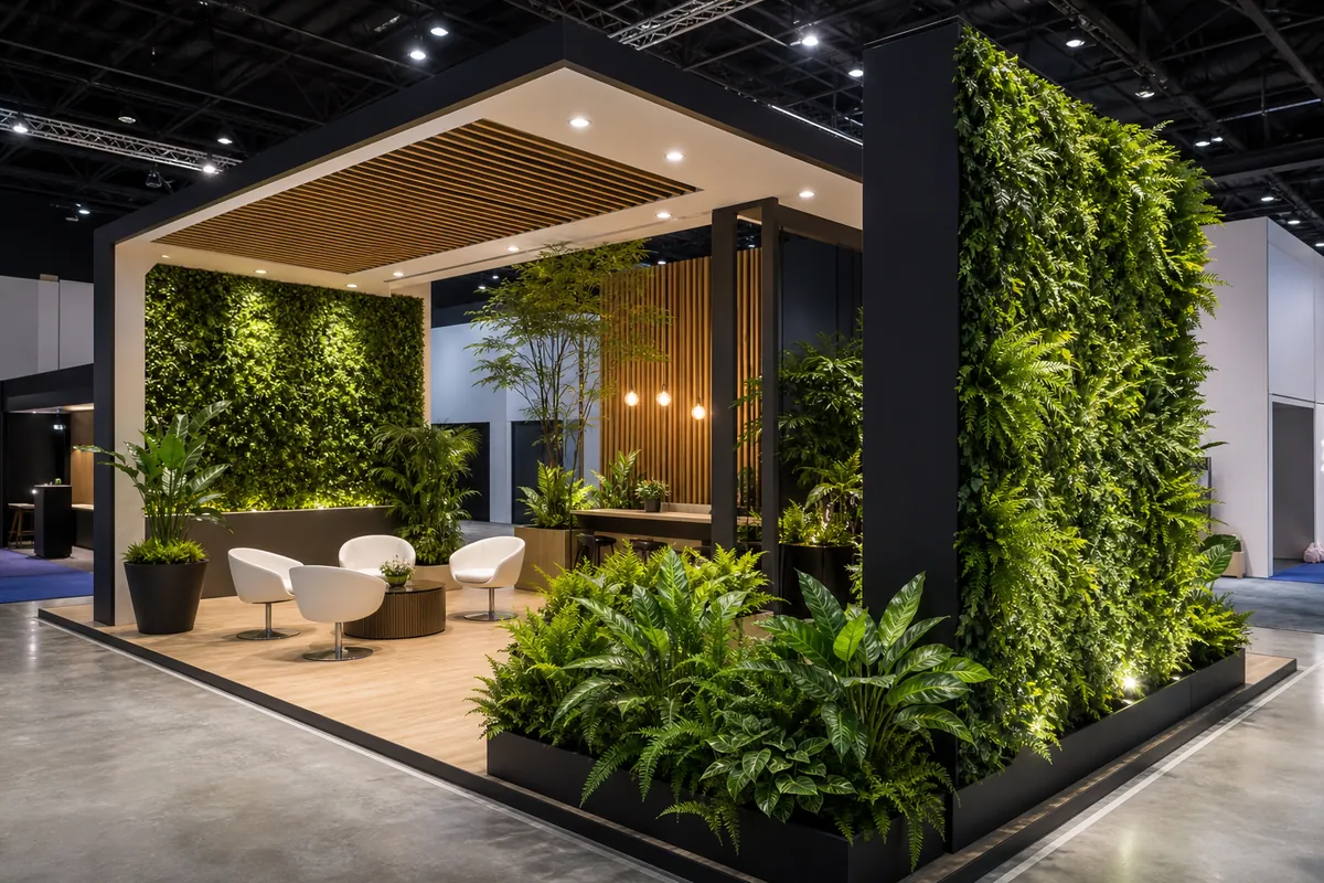 Artificial plants for events and exhibitions