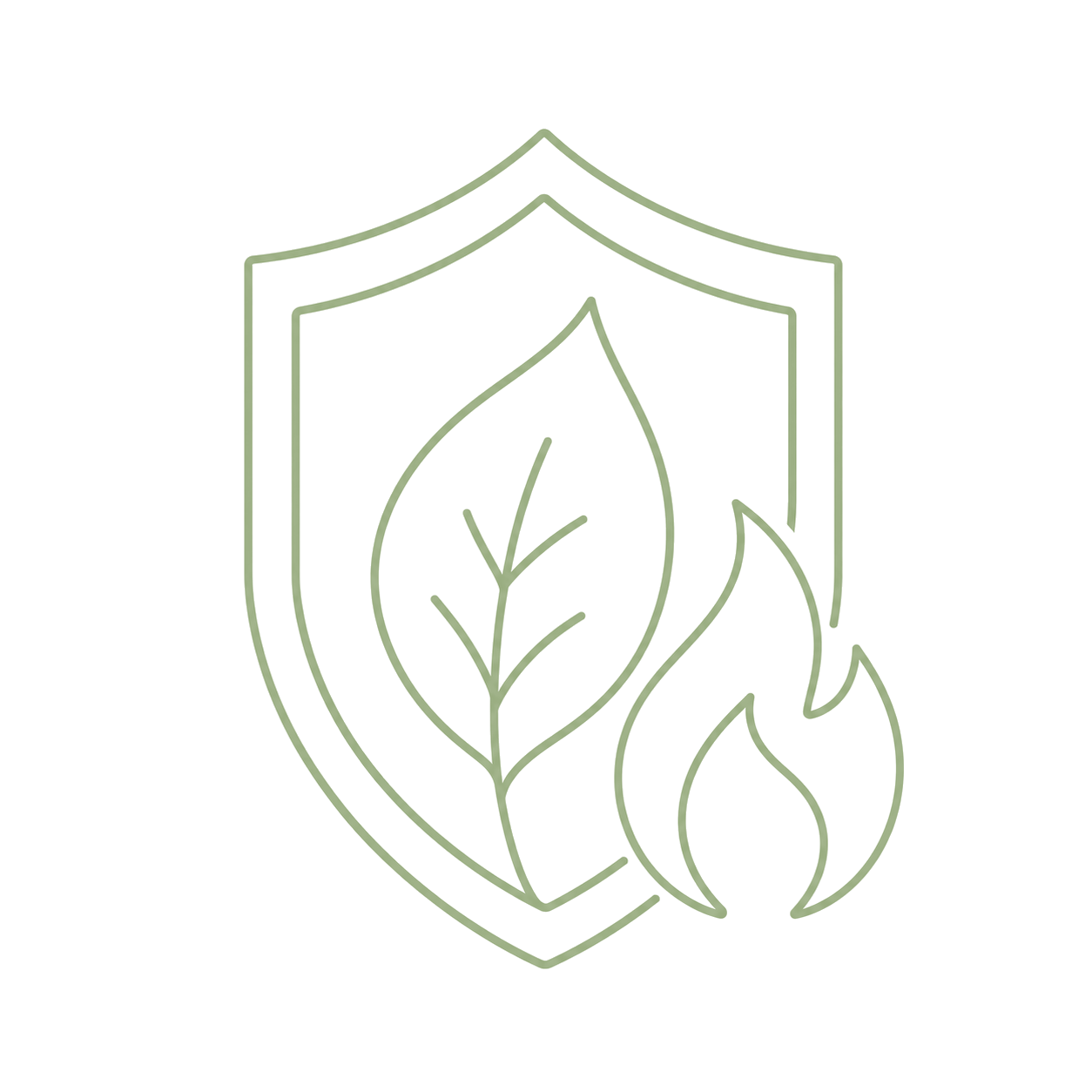 Fire-Retardant Material Icon