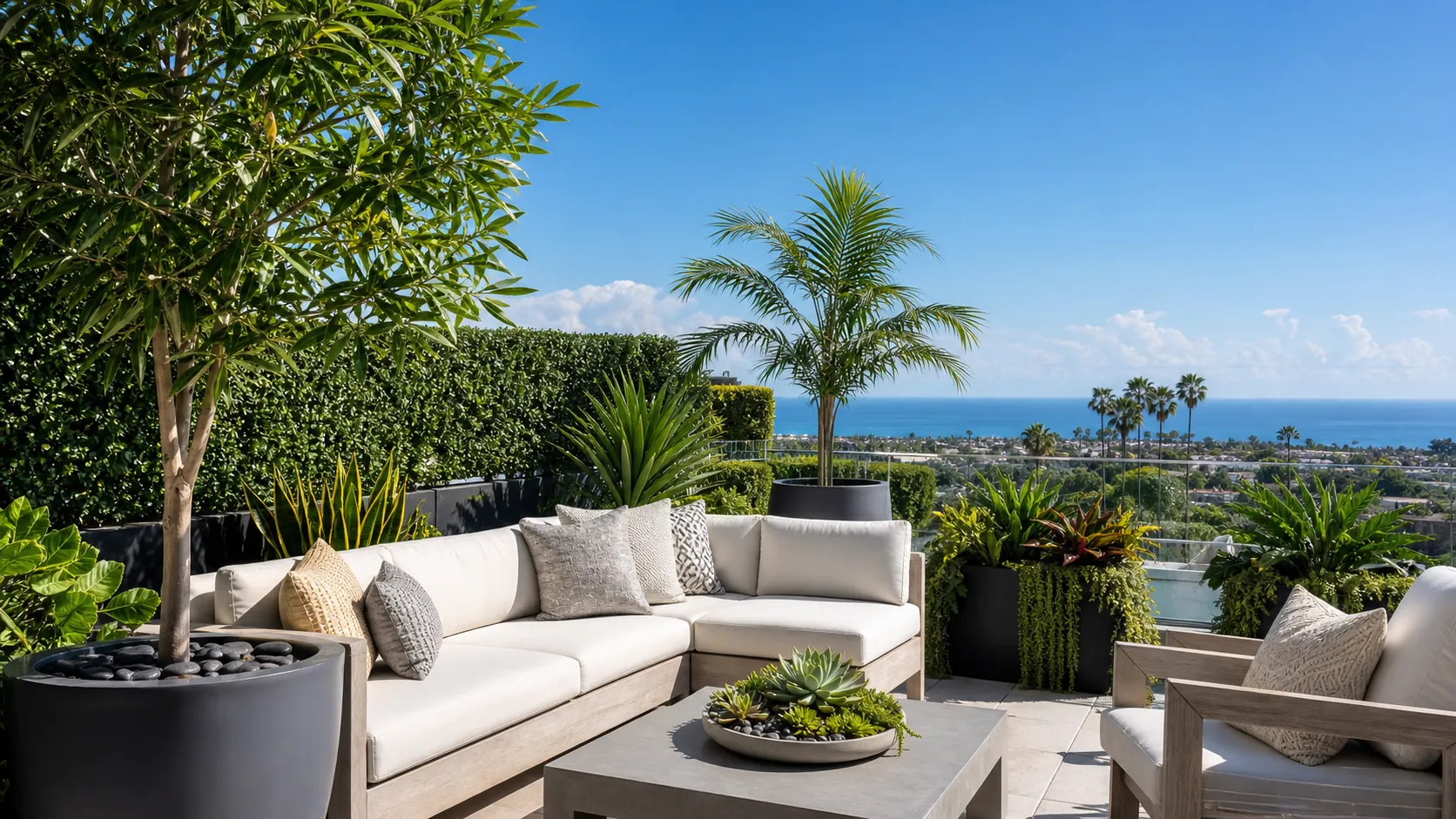 UV-Resistant Artificial Plants for Outdoor Commercial Use