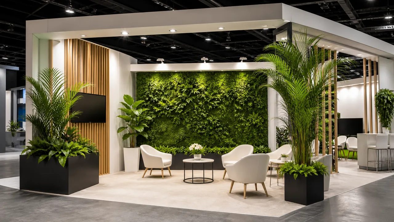 High-Impact Artificial Plants for Events & Exhibitions