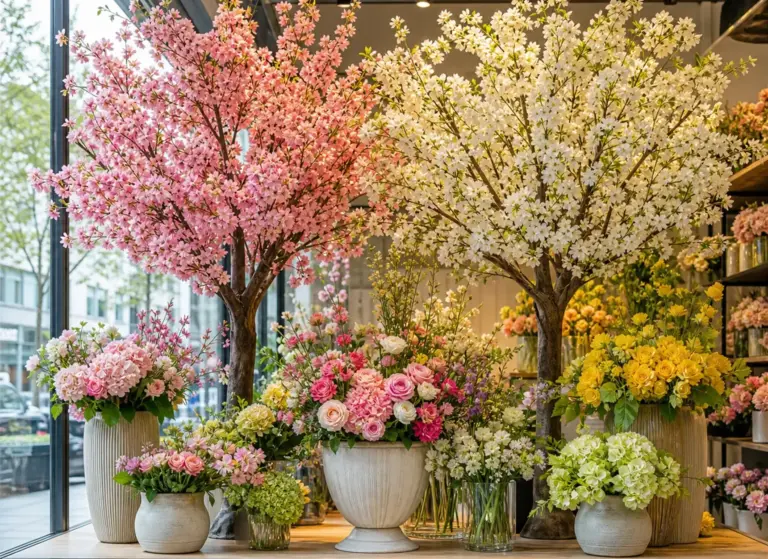 Wholesale Artificial Flowers Flower Trees for Display Programs