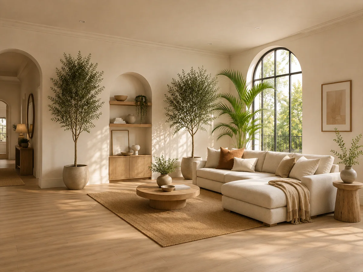 Photogenic artificial plants for modern minimalist living spaces