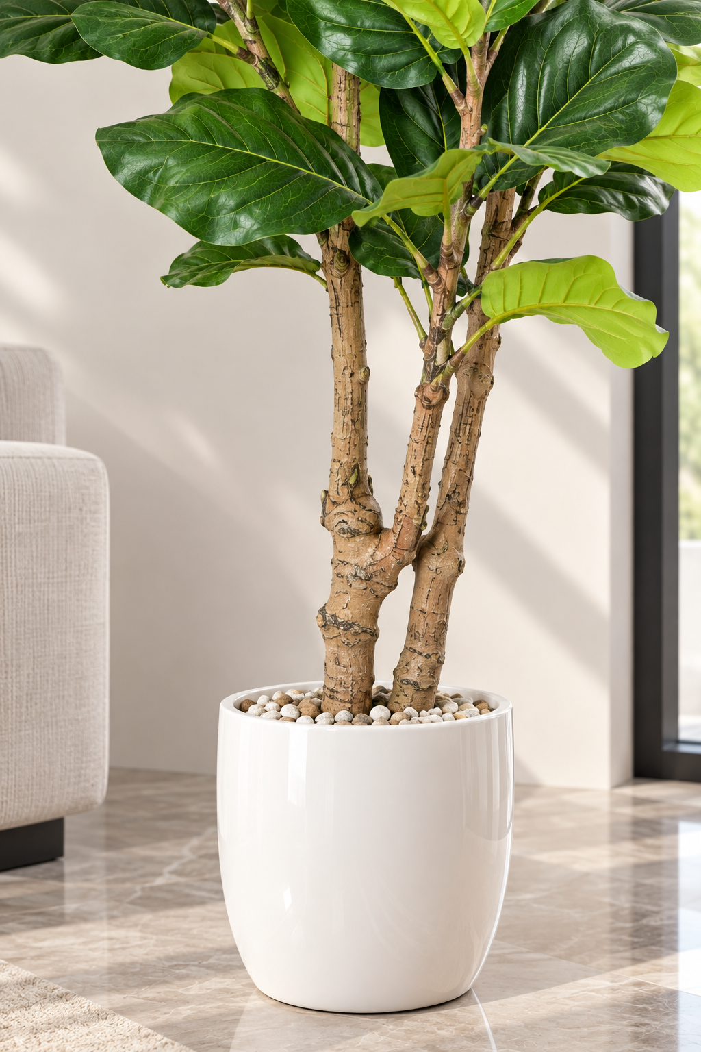 Branched Artificial Fiddle Leaf Fig