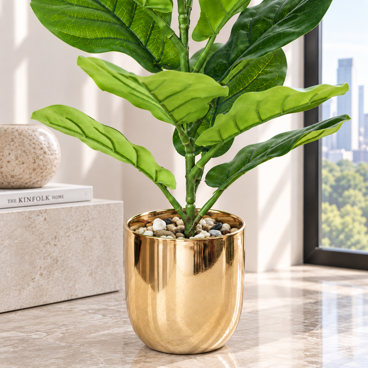 Small Faux Ficus Plant