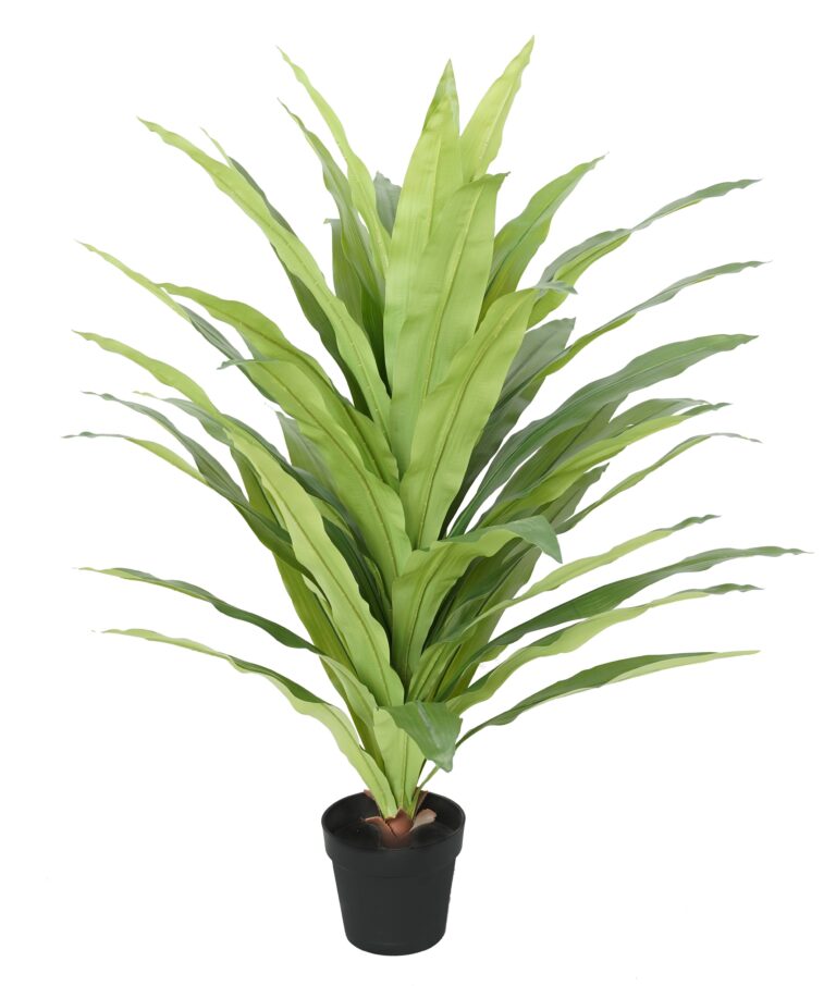 Green Faux Corn Plant for Indoor Decor